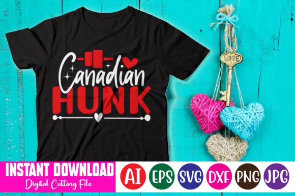 Canadian Hunk T-Shirt Designs & Graphics