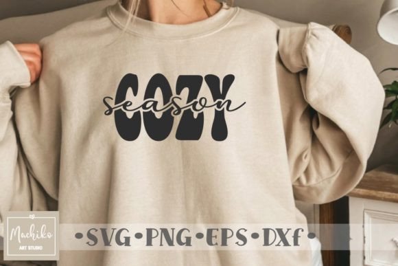 Cozy Season Graphics for T‑Shirt Design & Local Branding