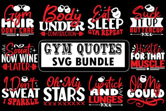 Gym Quotes Svg Design Bundle: A Designer's Take