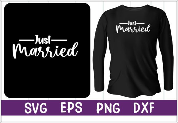 Just Married SVG: Brand Graphics for Local Business Design