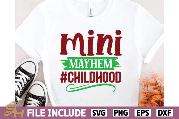 Mini Mayhem Childhood Graphics for T-Shirt Designs