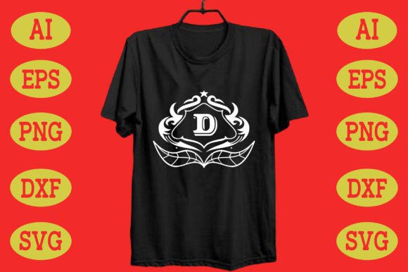 Monogram D: Graphics for T-Shirt Designs