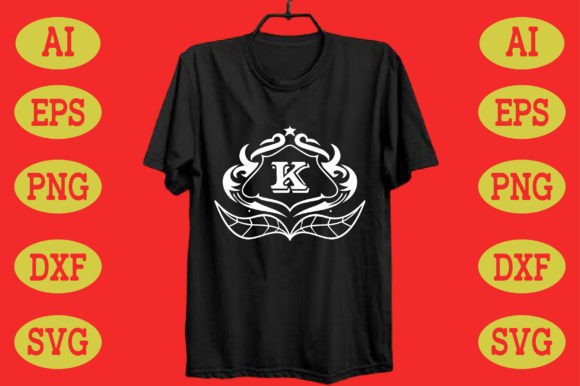 Monogram K: Graphics for T-Shirt Designs