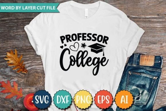 Professor College Graphics for T-Shirt Designs