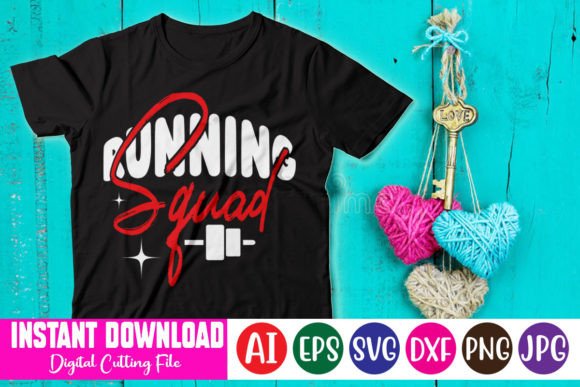 Running Squad Graphics: T-Shirt Designs for Brand Builders