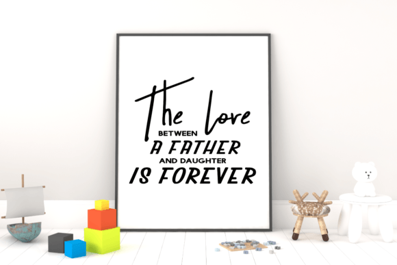 The Love Between a Father and Daughter: Graphics for T-Shirt Designs